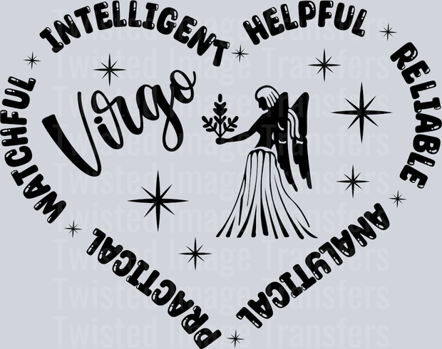 Virgo Characteristics with Heart