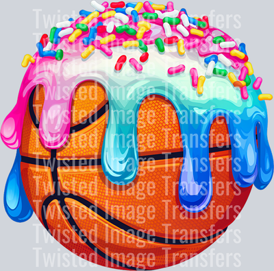 Sprinkles Basketball Color Drip