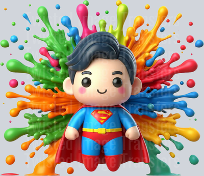 Color Drip Superman
