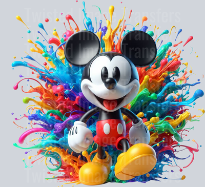 Color Drip Mickey