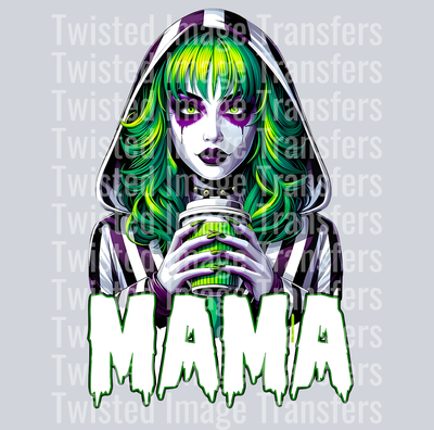 Halloween Mama in Stripes