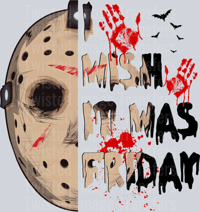 Wish it was Friday Half Mask Halloween