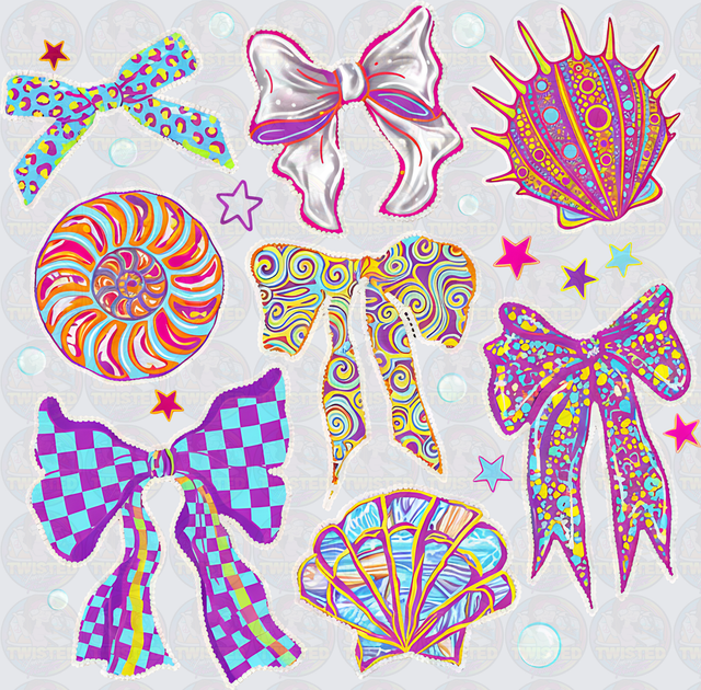 Shells & Bows – Twisted Image Transfers
