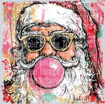 Distressed Santa in Yellow Shades