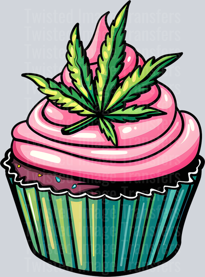 Marijuana Munchie With Pink Icing