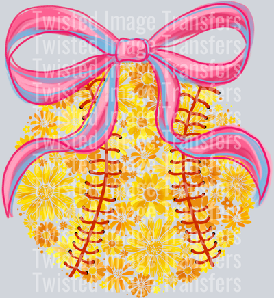Floral Ball Yellow