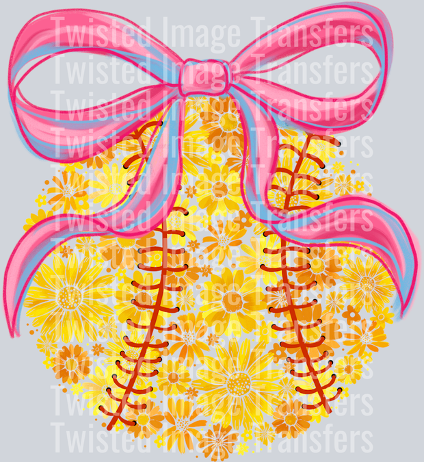 Floral Ball Yellow