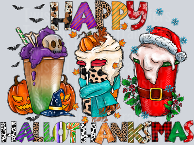 Happy Hallothankmasand Santa Suit