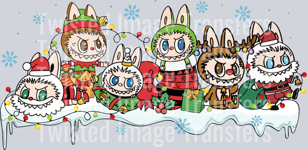 Christmas Dolls on Shelf