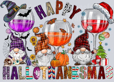 Happy Hallothanksmas-3 Wines