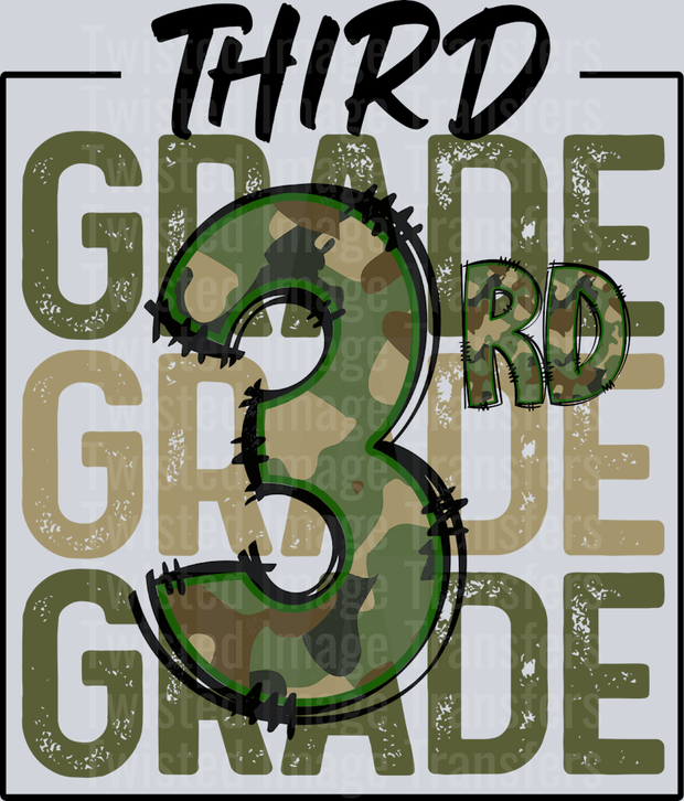 Third Grade Camo