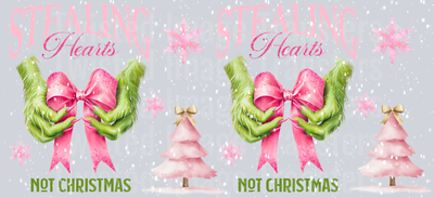 Stealing Hearts G Man Hands Pink Bows