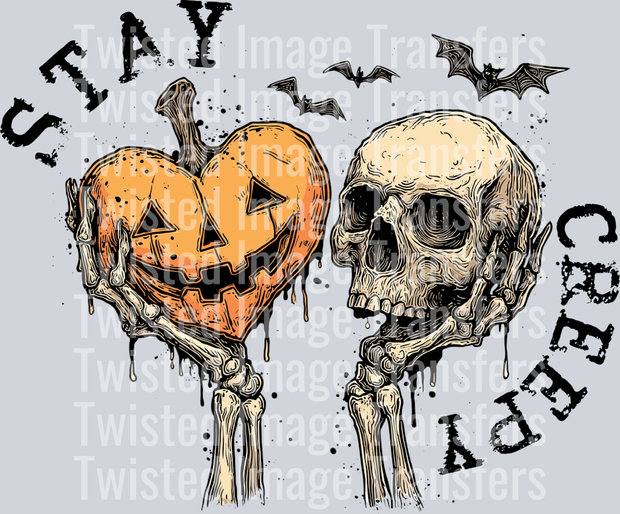 Stay Creepy Skeleton Hands