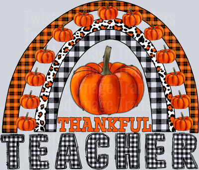 Thankful Teacher Rainbow