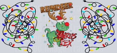 Reindeer Saurus Rex Funny Christmas-animal Christmas-Cartoon Christmas-Christmas Tree-Snowman Christmas