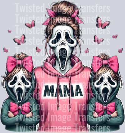Halloween Mama & Two Girls