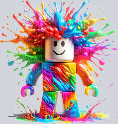 Rainbow Splash Color Drip Roblox