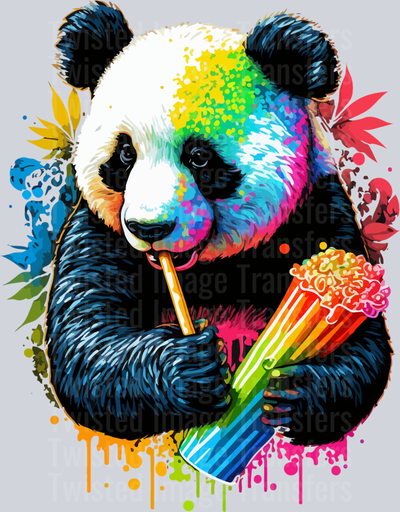 Panda Color Drip