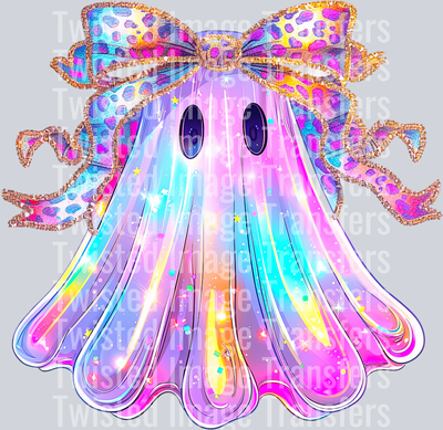 Iridescent Sparkly Ghost