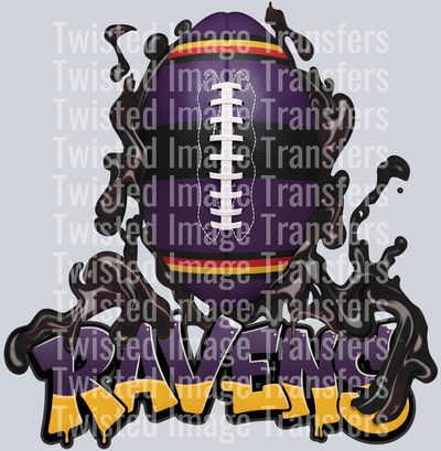 Ravens Color Drip Ball