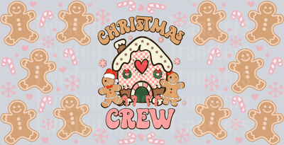 45-Gingerbread Christmas Crew Cookie