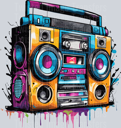 Boombox Color Drip