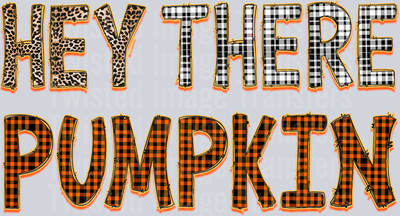 Hey There Pumpkin Plaid