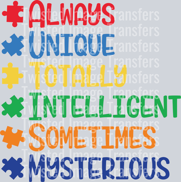 Always Unique Totally Intelligent(1)