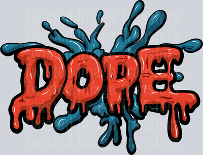 Dope & Blue Color Drip