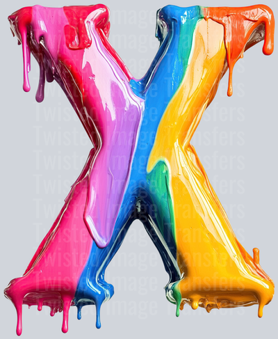 X Color Drip
