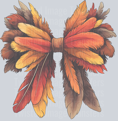 Turkey Feather Bow