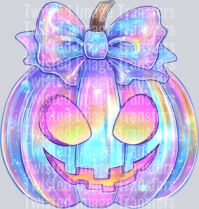 Iridescent Pumpkin With Stem