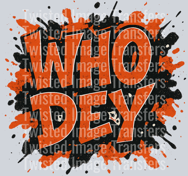 Color Drip Who Dey