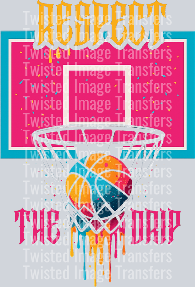 Pink Back Board Respect the Drip