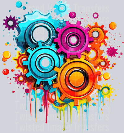 Gears Color Drip