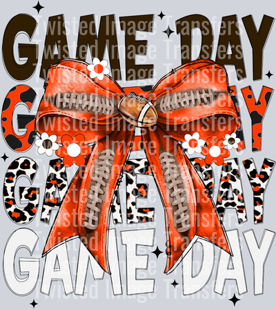 Stacked Game Day Football Bow(1)
