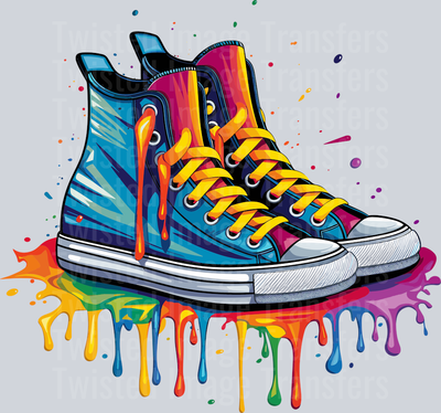 Hightops Color Drip