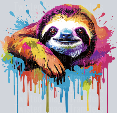 Sloth Color Drip
