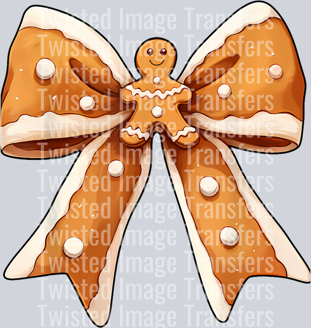 Gingerbread Cookie Bow