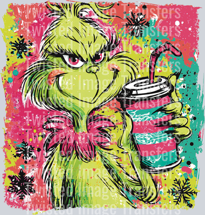 Painted Christmas GMan & Cup