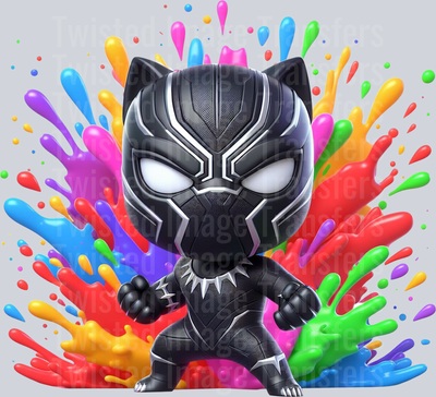 Color Drip Black Panther