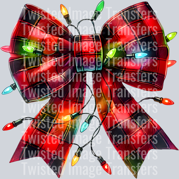 Plaid Christmas Bow