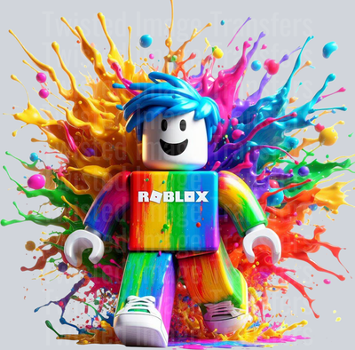 Color Drip Roblox Blue Hair