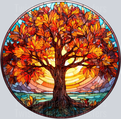 Autumn Stained Glass 11