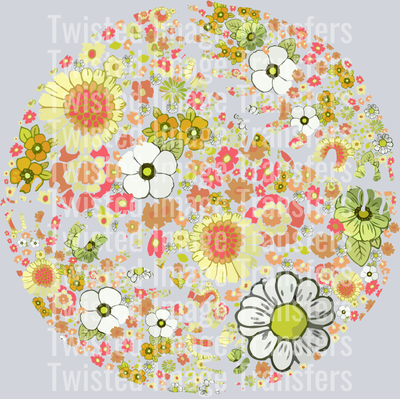 White Flowers on Ball