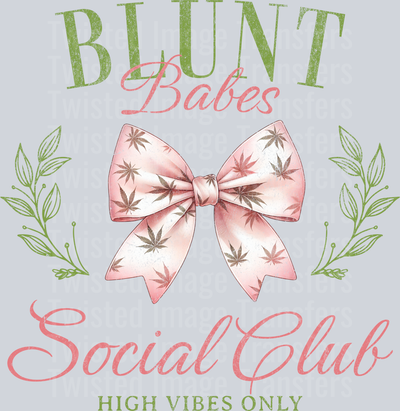 Blunt Babes In Green And Pink With Bow
