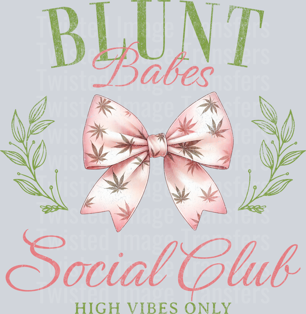 Blunt Babes In Green And Pink With Bow