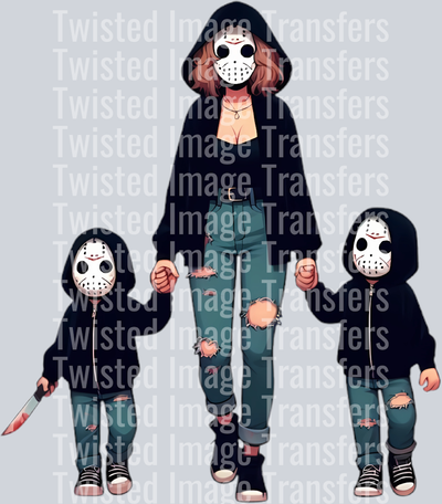 Killer Family in Ripped Jeans