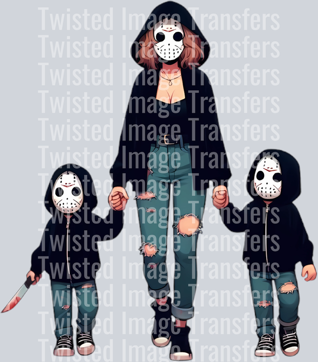 Killer Family in Ripped Jeans