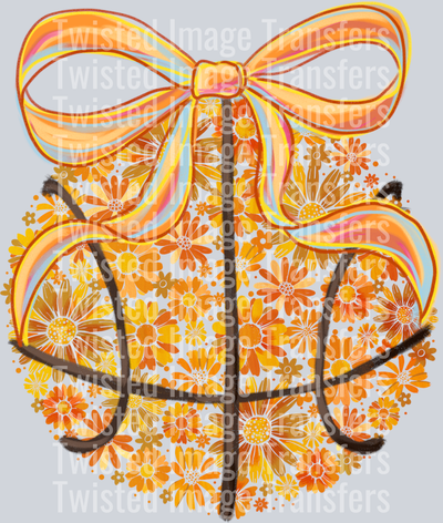 Floral Ball With Bow